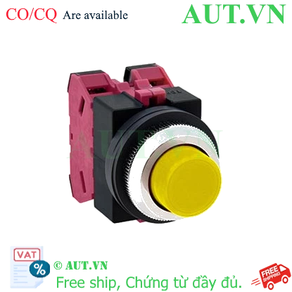 Ảnh của Nút nhấn nhả không đèn IDEC ABS202NY D25 2NC (Vàng)