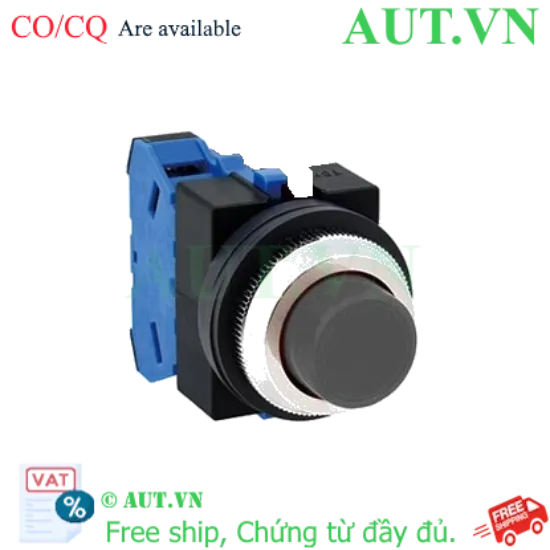 Ảnh của Nút nhấn nhả không đèn IDEC ABS210NB D25 1NO (Đen)