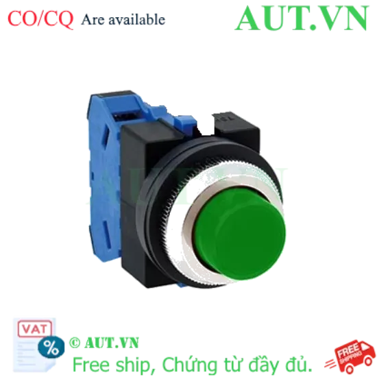 Ảnh của Nút nhấn nhả không đèn IDEC ABS210NG D25 1NO (Xanh)