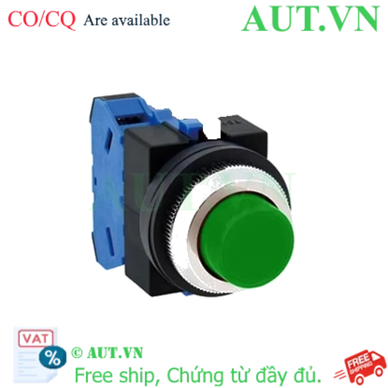 Ảnh của Nút nhấn nhả không đèn IDEC ABS210NG D25 1NO (Xanh)