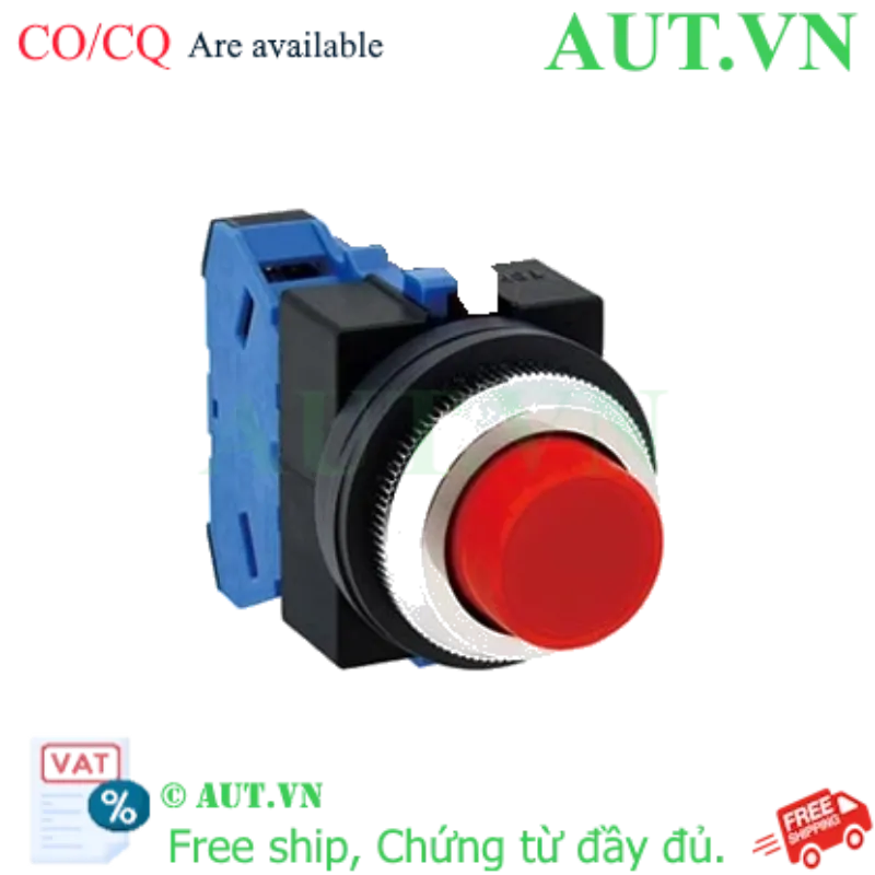 Ảnh của Nút nhấn nhả không đèn IDEC ABS210NR D25 1NO (Đỏ)