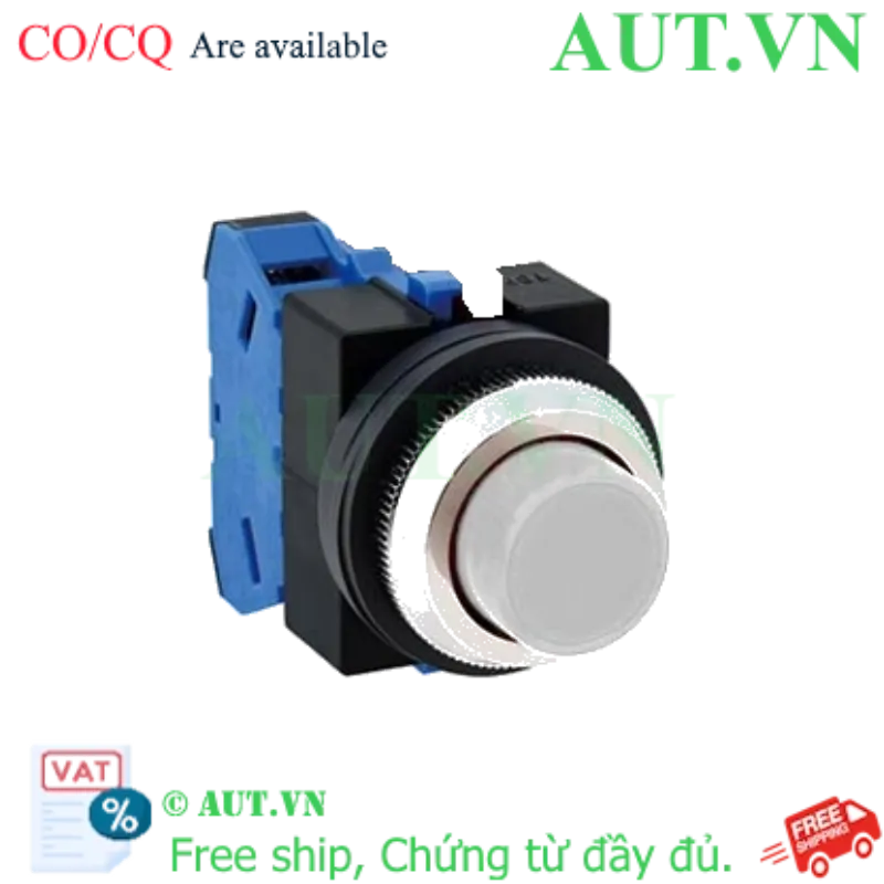 Ảnh của Nút nhấn nhả không đèn IDEC ABS210NW D25 1NO (Trắng)