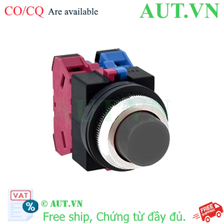 Ảnh của Nút nhấn nhả không đèn IDEC ABS211NB D25 1NO+1NC (Đen)