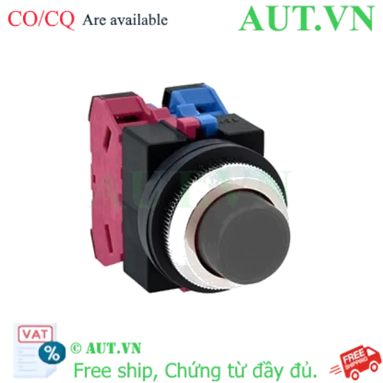 Ảnh của Nút nhấn nhả không đèn IDEC ABS211NB D25 1NO+1NC (Đen)