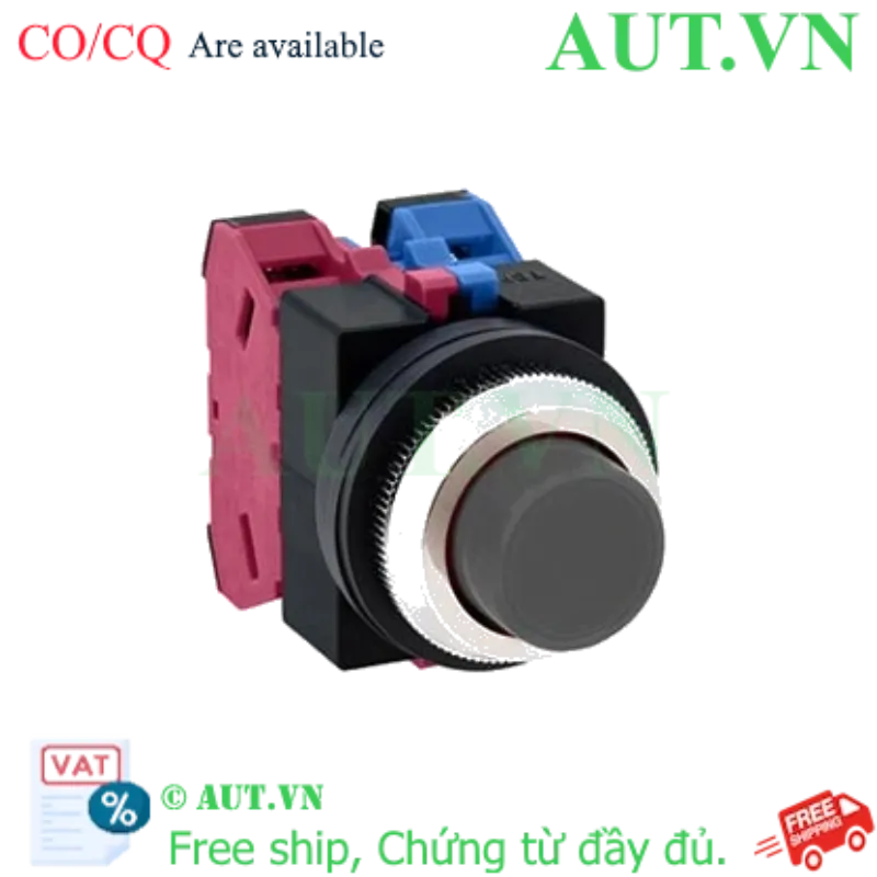Ảnh của Nút nhấn nhả không đèn IDEC ABS211NB D25 1NO+1NC (Đen)