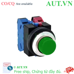 Ảnh của Nút nhấn nhả không đèn IDEC ABS211NG D25 1NO+1NC (Xanh)