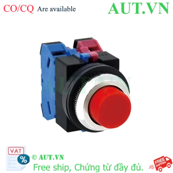 Ảnh của Nút nhấn nhả không đèn IDEC ABS211NR D25 1NO+1NC (Đỏ)