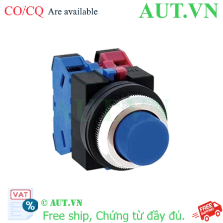 Ảnh của Nút nhấn nhả không đèn IDEC ABS211NS D25 1NO+1NC (Xanh)