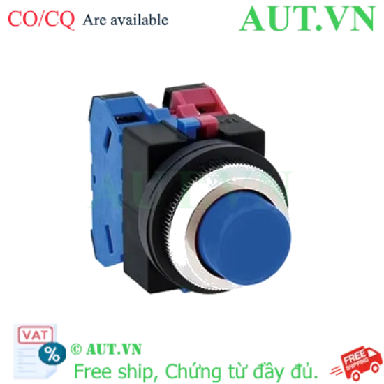Ảnh của Nút nhấn nhả không đèn IDEC ABS211NS D25 1NO+1NC (Xanh)