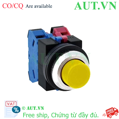 Ảnh của Nút nhấn nhả không đèn IDEC ABS211NY D25 1NO+1NC (Vàng)