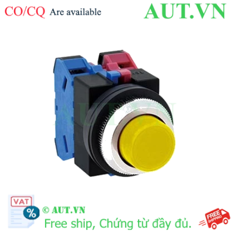 Ảnh của Nút nhấn nhả không đèn IDEC ABS211NY D25 1NO+1NC (Vàng)