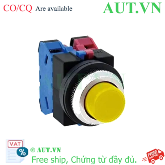 Ảnh của Nút nhấn nhả không đèn IDEC ABS211NY D25 1NO+1NC (Vàng)
