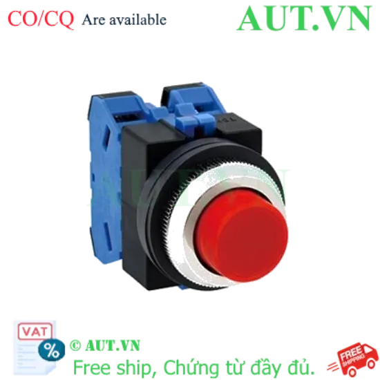 Ảnh của Nút nhấn nhả không đèn IDEC ABS220NR D25 2NO (Đỏ)