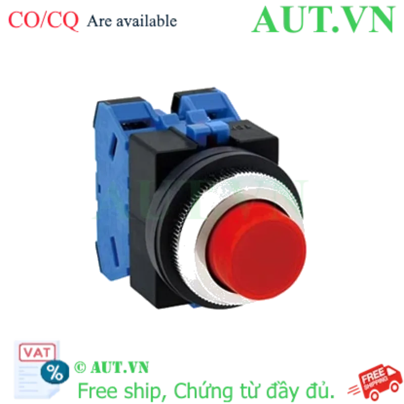 Ảnh của Nút nhấn nhả không đèn IDEC ABS220NR D25 2NO (Đỏ)