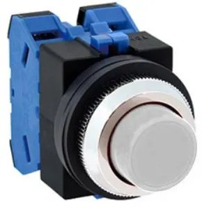 Ảnh của Nút nhấn nhả không đèn IDEC ABS220NW D25 2NO (Trắng)