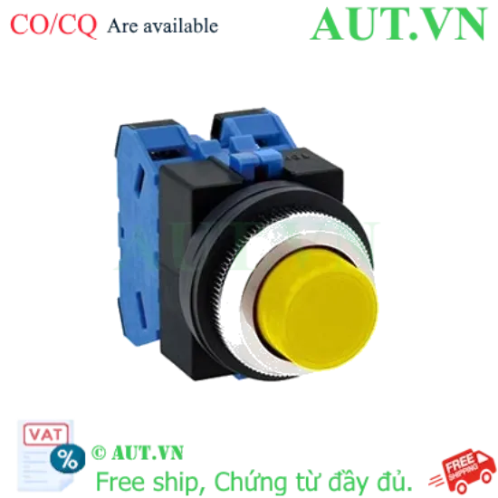 Ảnh của Nút nhấn nhả không đèn IDEC ABS220NY D25 2NO (Vàng)