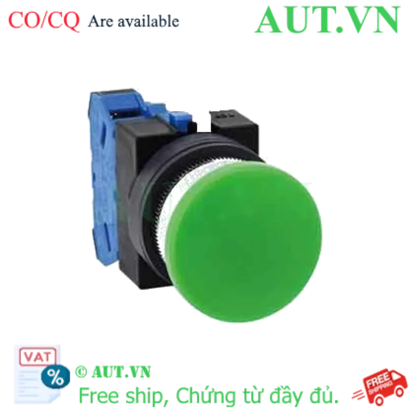 Ảnh của Nút nhấn nhả không đèn IDEC ABS310NG D25 1NO (Xanh)