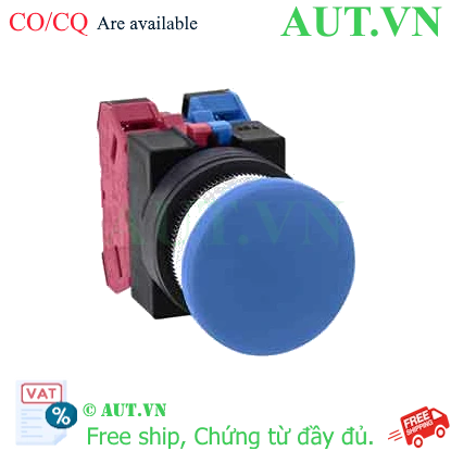 Ảnh của Nút nhấn nhả không đèn IDEC ABS311NS D25 1NO+1NC (Xanh)