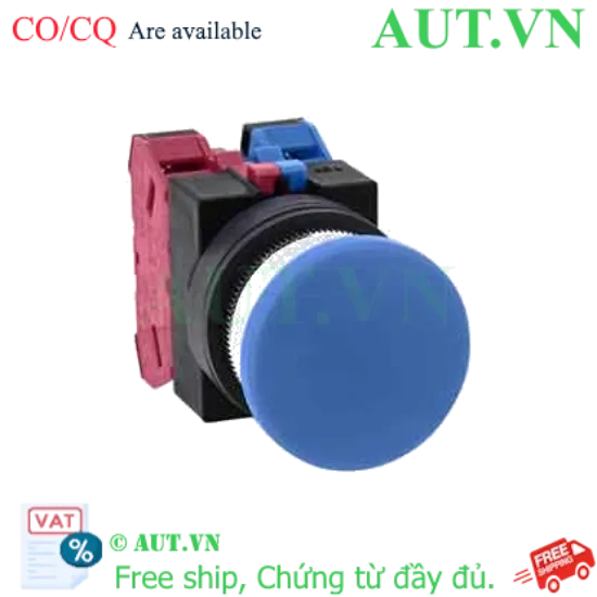 Ảnh của Nút nhấn nhả không đèn IDEC ABS311NS D25 1NO+1NC (Xanh)