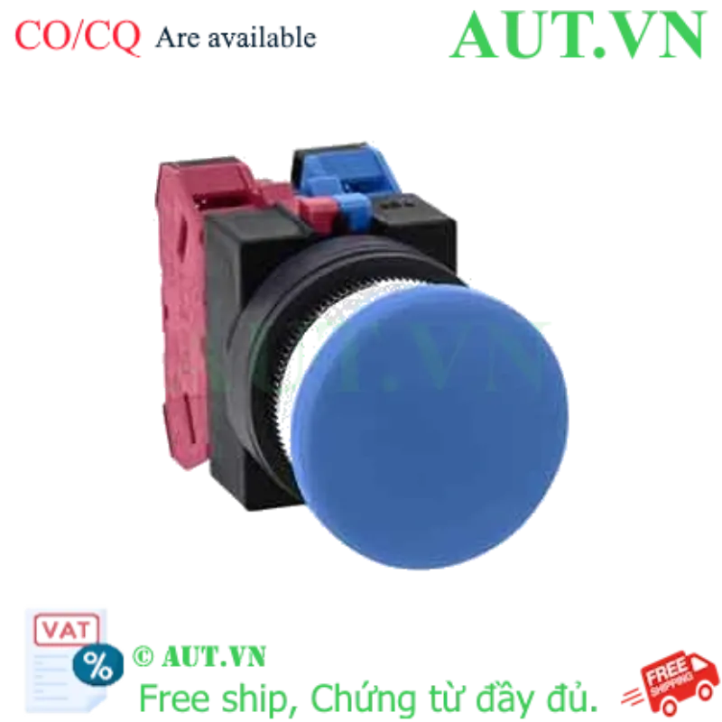 Ảnh của Nút nhấn nhả không đèn IDEC ABS311NS D25 1NO+1NC (Xanh)