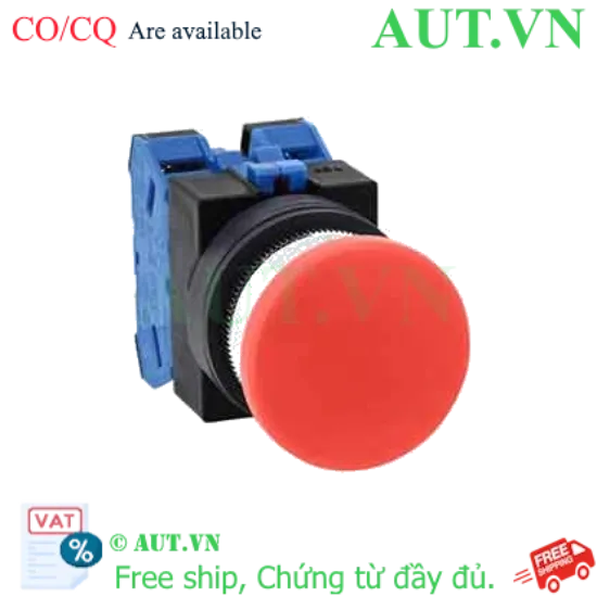 Ảnh của Nút nhấn nhả không đèn IDEC ABS320NR D25 2NO (Đỏ)