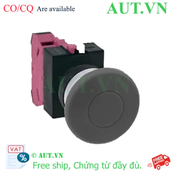 Ảnh của Nút nhấn nhả không đèn IDEC ABW401B D22 1NC (Đen)