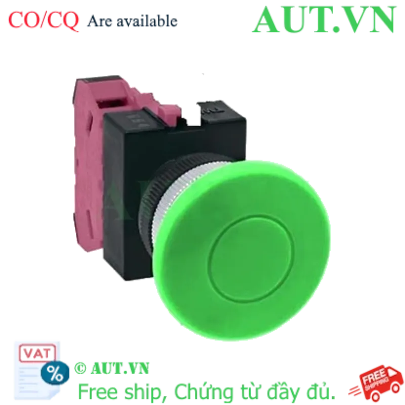 Ảnh của Nút nhấn nhả không đèn IDEC ABW401G-MAU D22 1NC (Xanh)