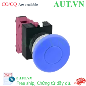 Ảnh của Nút nhấn nhả không đèn IDEC ABW401S-MAU D22 1NC (Xanh)