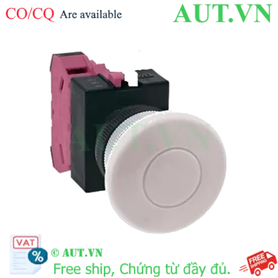 Ảnh của Nút nhấn nhả không đèn IDEC ABW401W D22 1NC (Trắng)