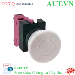 Ảnh của Nút nhấn nhả không đèn IDEC ABW401W-MAU D22 1NC (Trắng)