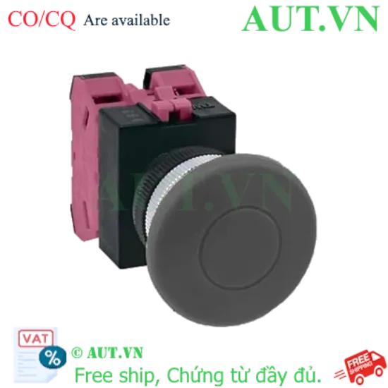 Ảnh của Nút nhấn nhả không đèn IDEC ABW402B D22 2NC (Đen)
