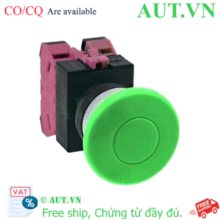 Ảnh của Nút nhấn nhả không đèn IDEC ABW402G-MAU D22 2NC (Xanh)
