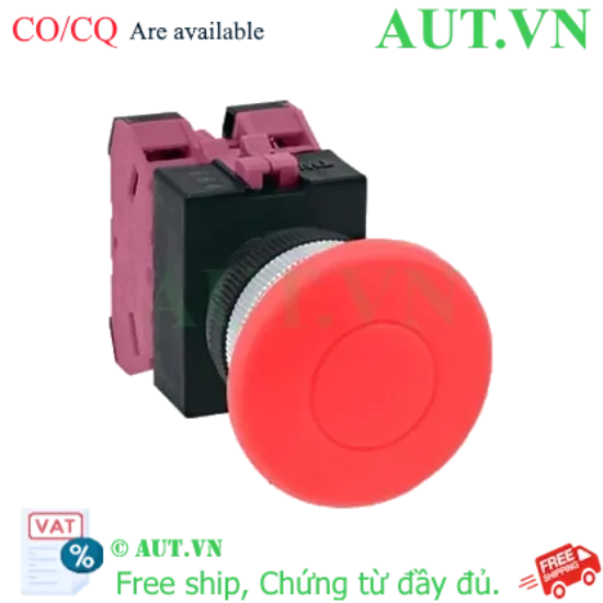 Ảnh của Nút nhấn nhả không đèn IDEC ABW402R D22 2NC (Đỏ)