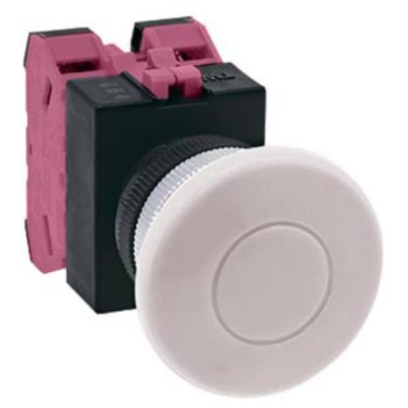 Ảnh của Nút nhấn nhả không đèn IDEC ABW402W-MAU D22 2NC (Trắng)