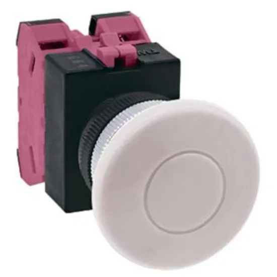 Ảnh của Nút nhấn nhả không đèn IDEC ABW402W-MAU D22 2NC (Trắng)
