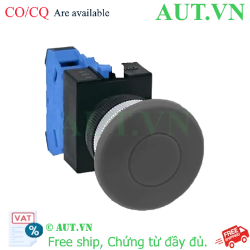 Ảnh của Nút nhấn nhả không đèn IDEC ABW410B-MAU D22 1NO (Đen)
