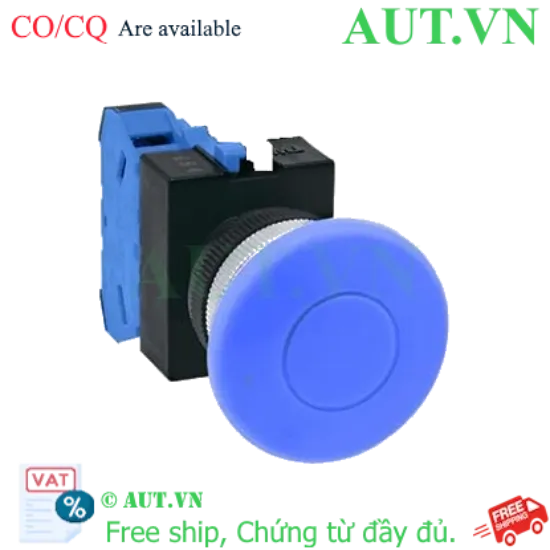 Ảnh của Nút nhấn nhả không đèn IDEC ABW410S D22 1NO (Xanh)