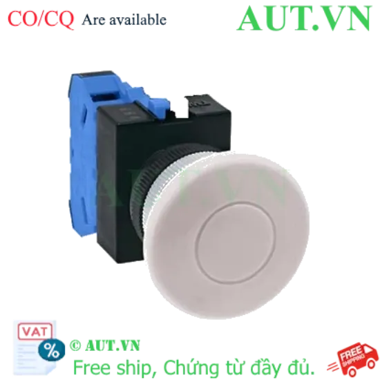 Ảnh của Nút nhấn nhả không đèn IDEC ABW410W-MAU D22 1NO (Trắng)
