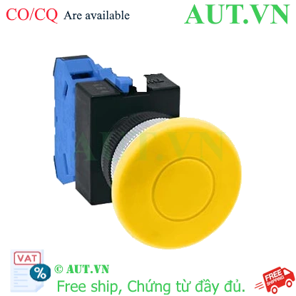 Ảnh của Nút nhấn nhả không đèn IDEC ABW410Y D22 1NO (Vàng)