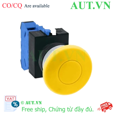 Ảnh của Nút nhấn nhả không đèn IDEC ABW410Y-MAU D22 1NO (Vàng)