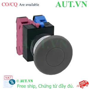 Ảnh của Nút nhấn nhả không đèn IDEC ABW411B D22 1NO+1NC (Đen)
