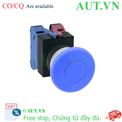Ảnh của Nút nhấn nhả không đèn IDEC ABW411S D22 1NO+1NC (Xanh)