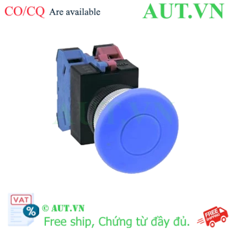 Ảnh của Nút nhấn nhả không đèn IDEC ABW411S D22 1NO+1NC (Xanh)