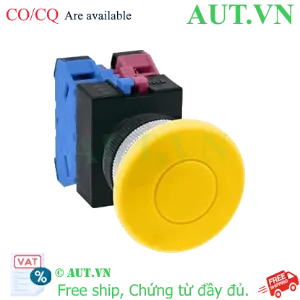 Ảnh của Nút nhấn nhả không đèn IDEC ABW411Y-MAU D22 1NO+1NC (Vàng)