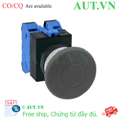 Ảnh của Nút nhấn nhả không đèn IDEC ABW420B-MAU D22 2NO (Đen)