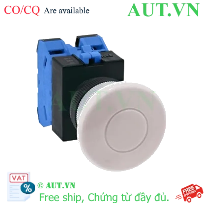 Ảnh của Nút nhấn nhả không đèn IDEC ABW420W D22 2NO (Trắng)