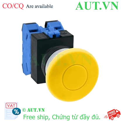 Ảnh của Nút nhấn nhả không đèn IDEC ABW420Y D22 2NO (Vàng)