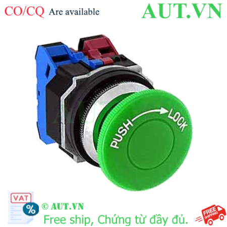 Ảnh của Nút nhấn nhả không đèn IDEC AJD322NG D30 2NO+2NC (Xanh)