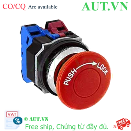 Ảnh của Nút nhấn nhả không đèn IDEC AJD322NR D30 2NO+2NC (Đỏ)