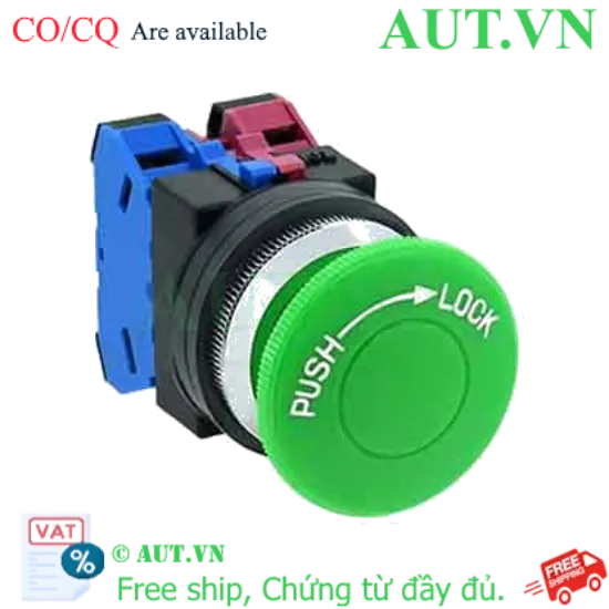 Ảnh của Nút nhấn nhả không đèn IDEC AJN301NG D30 1NC (Xanh)
